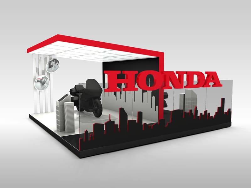 3D stand design for Honda