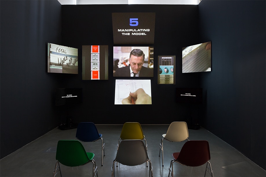 Charles Eames and Ray Eames. MAAT Museum exhibition